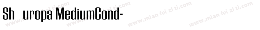 Sh Europa MediumCond字体转换